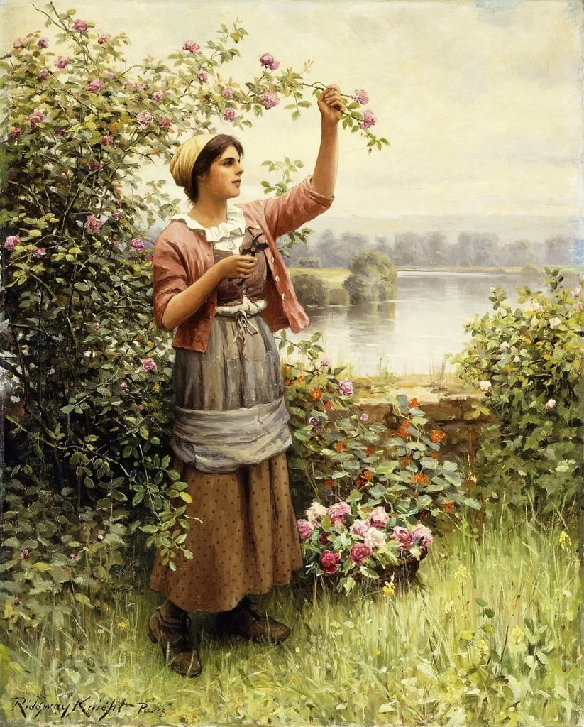Tagliare le rose lungo la Senna